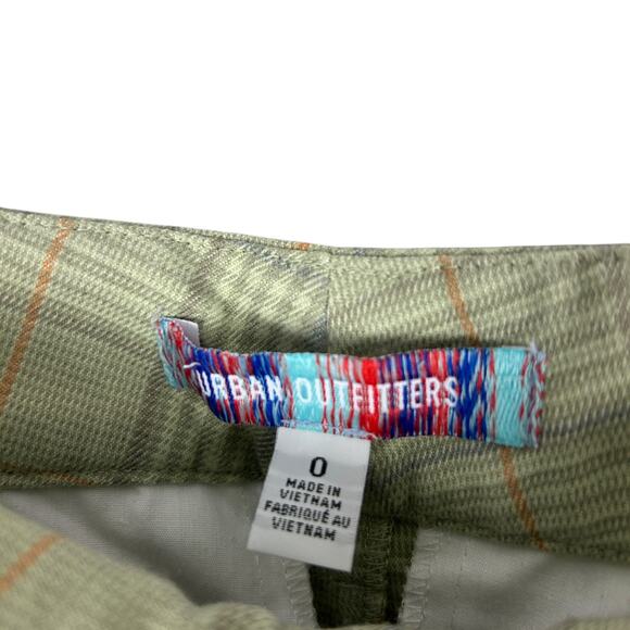 Urban Outfitters Oversized Plaid Tartan Wide Leg Trouser Pants 0 - Picture 5 of 7